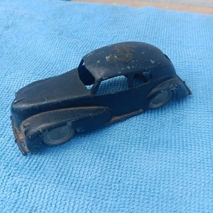 VINTAGE Dark Blue BETAL  SALOON DIECAST MODEL CAR - Made In UK, - Picture 1 of 11