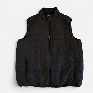 NWT Chaps Black Puffer Vest size XXL  - Picture 1 of 7