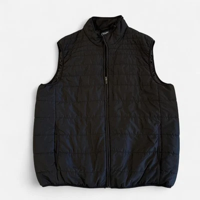 NWT Chaps Black Puffer Vest size XXL  - Image 1 of 4