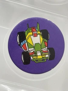 RARE! VTG Takara Green Penny Racer POG Grizzly Gasser 80s Race Car Milk Cap - Picture 1 of 1