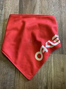 OAKLEY Triangle Neck Gaiter Face Mask Scarf Breathable Bandana Balaclava VIntage - Picture 1 of 5