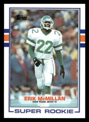 1989 Topps #223 Erik McMillan RC - Image 1 of 2