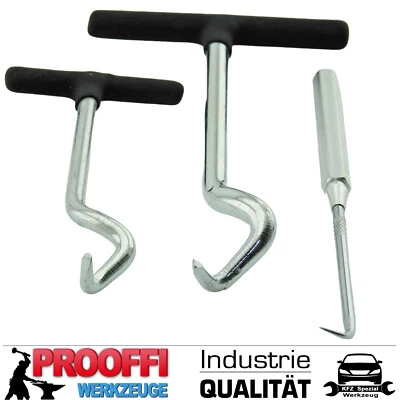 3-tlg Wellen Dichtring Simmerring O-Ring Demontage Abzieher Haken Werkzeug Satz