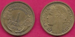 FRANKREICH 1 FRANC 1939 VZ MARIANNES KOPF LINKS MIT PHRYGISCHER MÜTZE VERZIERT mit - Bild 1 von 1