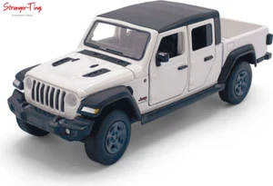 Tayumo Jeep Gladiator weiß Licht und Sound und Pull Back 1:32 Diecast Auto - Bild 1 von 1
