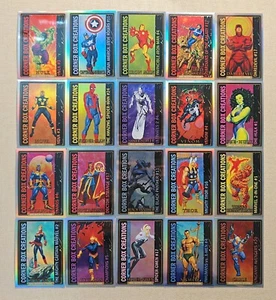 2024 Marvel Masterpieces 92 Platinum Rainbow Corner Box Set 1-20 Spider-Man - Picture 1 of 2
