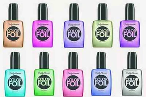 BUY 2 GET 1 FREE (Add 3) Sally Hansen Color Foil Nail Polish (YOU CHOOSE COLOR) - Picture 1 of 20