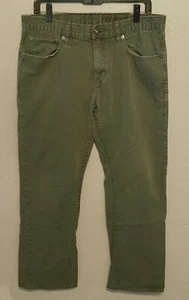 Jeans Gap Premium dritto 34x30..Verde oliva - Foto 1 di 1