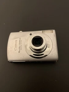 Canon Powershot SD870 IS Digital Elph 8.0MP Lens Error (For Parts) Untested - Picture 1 of 9