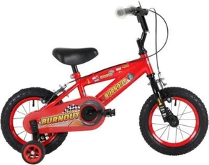 New and Boxed Bumper Burnout Boys 12" Wheel Single Bike Bicycle - Red - Picture 1 of 2