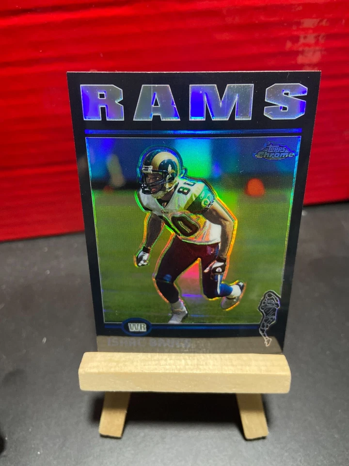 2004 Topps Chrome Black Refractors #66 Isaac Bruce /100 - Image 1 of 1