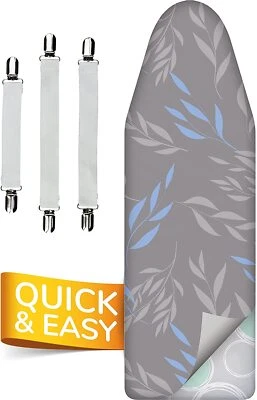 Turbo Bügelbrettbezug in 5 Größen für Dampfbügeleisen extra dick Made in Germany - Bild 1 von 4