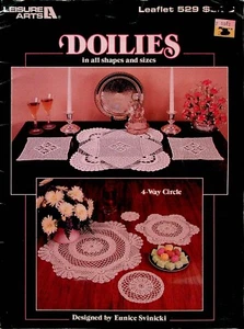 Doilies All Ship Sizes Crochet Patterns By Leisure Arts - Picture 1 of 3