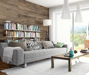Selbstklebende Wandpaneele, Aged Wood Wall, 3D-Holzpaneele Wandverkleidung - Bild 1 von 10