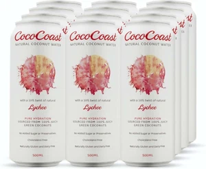 Natural Lychee Coconut Water 12 Pack of 500 Ml - Picture 1 of 3