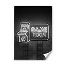 A5 - BW - Retro Game Room Arcade Sign Print 14.8x21cm 280gsm #42221