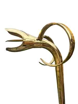 Réplica de cuerno de guerra medieval peste celta Desford Carnyx de latón, diseño auténtico, Foto 1 de 4