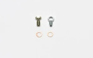 Wilwood Fitting Kit -3 Male w/ 3/8-24 Banjo Bolt (For Banjo Outlet Master Cylind - Bild 1 von 1