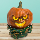 🎃🔥 Spooky Halloween Pumpkin 3D-Printed Flickering Light- Made in the USA