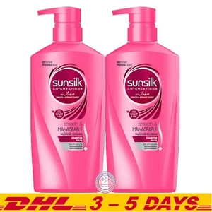 Sunsilk Smooth & Manageable Shampoo 560ml pack of 2 bottles - Picture 1 of 2