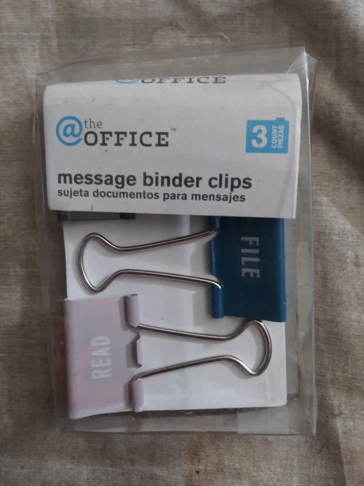 Clips de carpeta de mensajes 3 unidades Foto 1 de 1