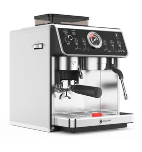 Bean-to-Cup Semi-Professional Espresso Coffee Machine - Black/Silver - BridgePro - Picture 1 of 10