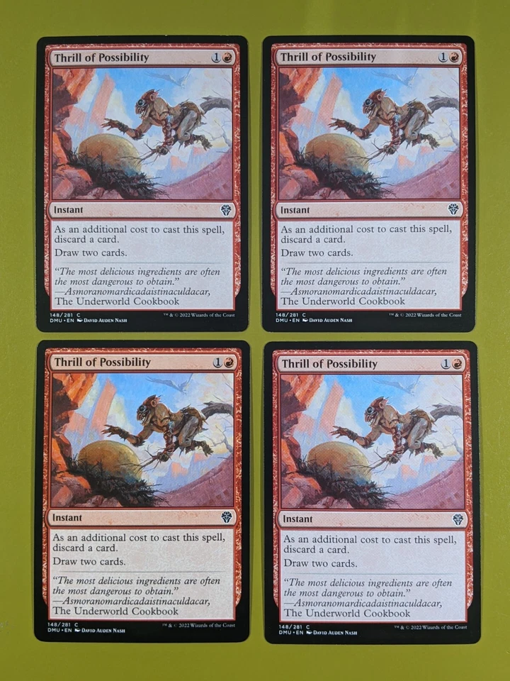 Thrill of Possibility x4 Dominaria United 4x MTG Magic the Gathering - Image 1 of 1