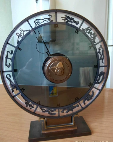 Art Deco Kienzle Zodiac Mantel Mystery clock, 1935 Cover