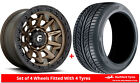 Alloy Wheels & Tyres 20" Fuel Covert D696 For Hummer H3T 09-10