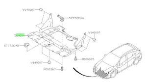 Genuine Subaru XV Front Under Cover Tray - Picture 1 of 4