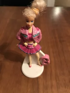 Vintage Pink Barbie McDonalds Happy Meal Toy Doll Paint 'N Dazzle EUC 1982 - Picture 1 of 4