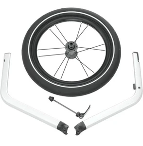 Chariot Jogging Kit - Cross/Lite 2 Double  Silver - Picture 1 of 4