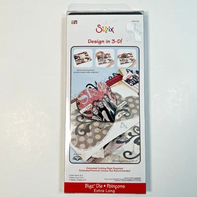 Sizzix Bigz XL Troquel de Corte Extra Largo 3D Tarjeta Corazón Pop Up Love Family 656026 Foto 1 de 4