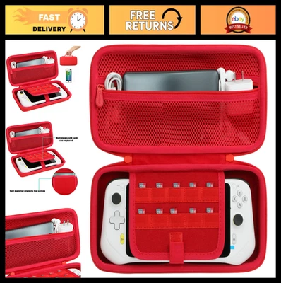 硬质手提箱适用于罗技 G Cloud 游戏手持 - 红色、耐用且便携 — 第 1/4 张图片