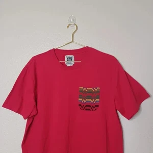 Schönes Giant Garments rot bunt Kurzarm Herren Oberteil Gr. XL - Bild 1 von 12