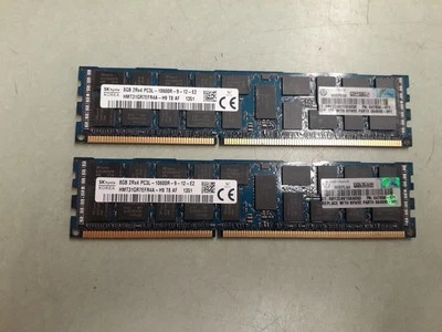 16GB (2x8GB) SK Hynix 2Rx4 DDR3 HMT31GR7EFR4A-H Server RAM Memory 1351 - Image 1 of 3