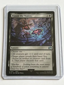 Poison the Waters 111 MTG Final Fantasy 2025 Mint - 9.0 + Uncommon Non Foil - Picture 1 of 13