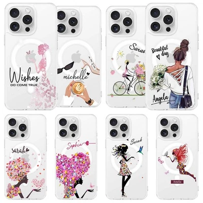 Funda de Teléfono para iPhone 16e 17 Pro Max 15 14 13 Acrílico Dura Trasera Personalizada Foto 1 de 4