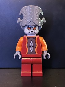 LEGO Star Wars Nute Gunray Minifigure Sw0242 From Clone Wars Sets 7958 & 8036 1