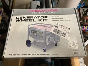 NEW Generator Wheel Kit for 4000-9000 Watt Predator  8" Flat Free Tires - Picture 1 of 2