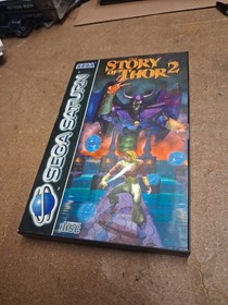 The Story of Thor 2 Sega Saturn Game Complete with Manual Disc In VGC