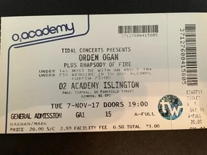 Orden Ogan Ticket 2017 - Picture 1 of 1