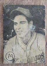 1945 Original Cuban Cuba HOF Baseball José Luis “Chile” Gómez Photo FELICES Card
