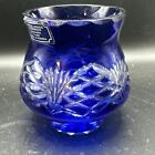 Crystal Legends by Godinger Cobalt Blue Bowl Handcrafted from Romania