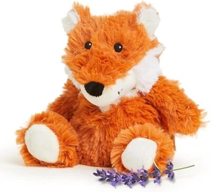Warmies: FOX JR. NEW Cozy Plush Heatable Lavender Scented Stuffed Animal - Picture 1 of 5