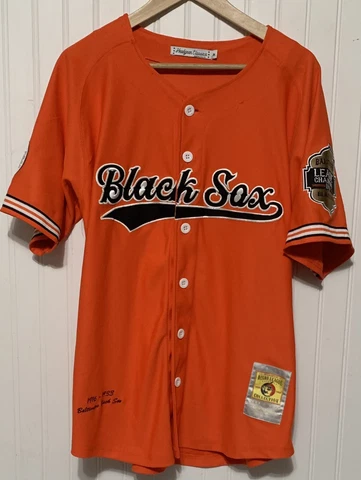 Baltimore Black Sox size M #8 Headgear Classics baseball Orange jersey C10 Cover