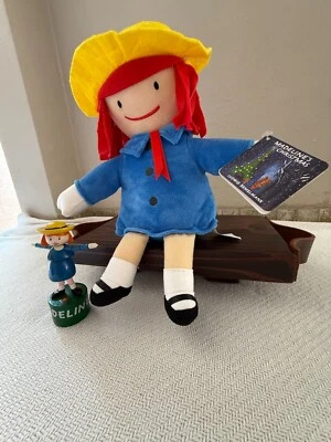 Madeline Bemelmans Set of 2 Vintage Wooden Thumb Puppet + Kohls Plush Doll - Image 1 of 4