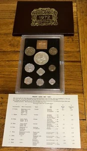 1972 The Republic of India PP 9 Münzen Set Box Papiermünze - Bild 1 von 14