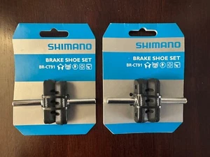 (2) Pairs of Shimano BR-CT91 Brake Pads with Smooth Post for Cantilever Brakes - Picture 1 of 1