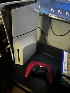 Sony PlayStation 5 PS5 Slim Disc Edition Console - 1TB - 4K HDR - Working - Picture 1 of 3